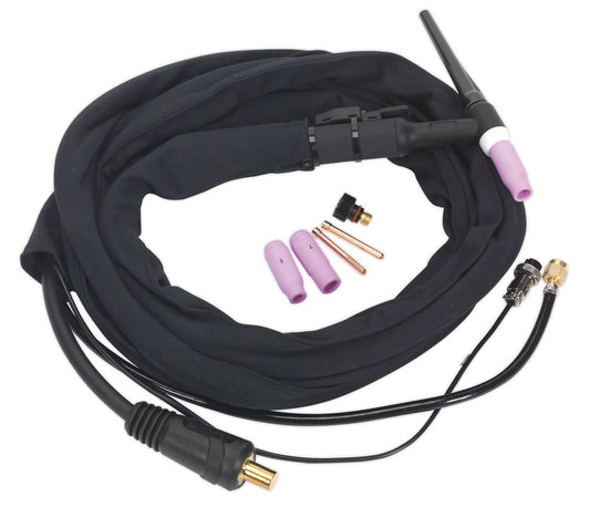 Sealey Inverter TIG Welding Torch 25mm� with Push-Button TIG12S