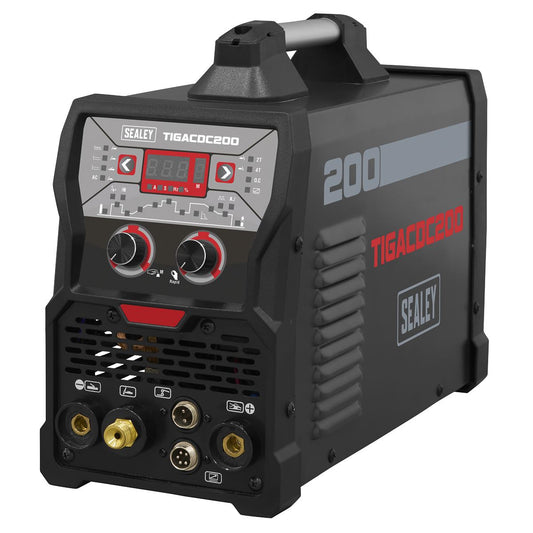 Sealey 200A TIG MMA AC/DC Pulse Inverter Welder 230V Portable TIGACDC200