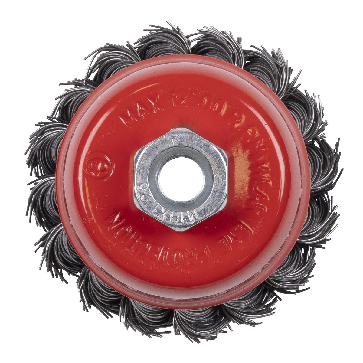 Sealey Twist Knot Wire Cup Brush �65mm M10 x 1.25mm TKCB652