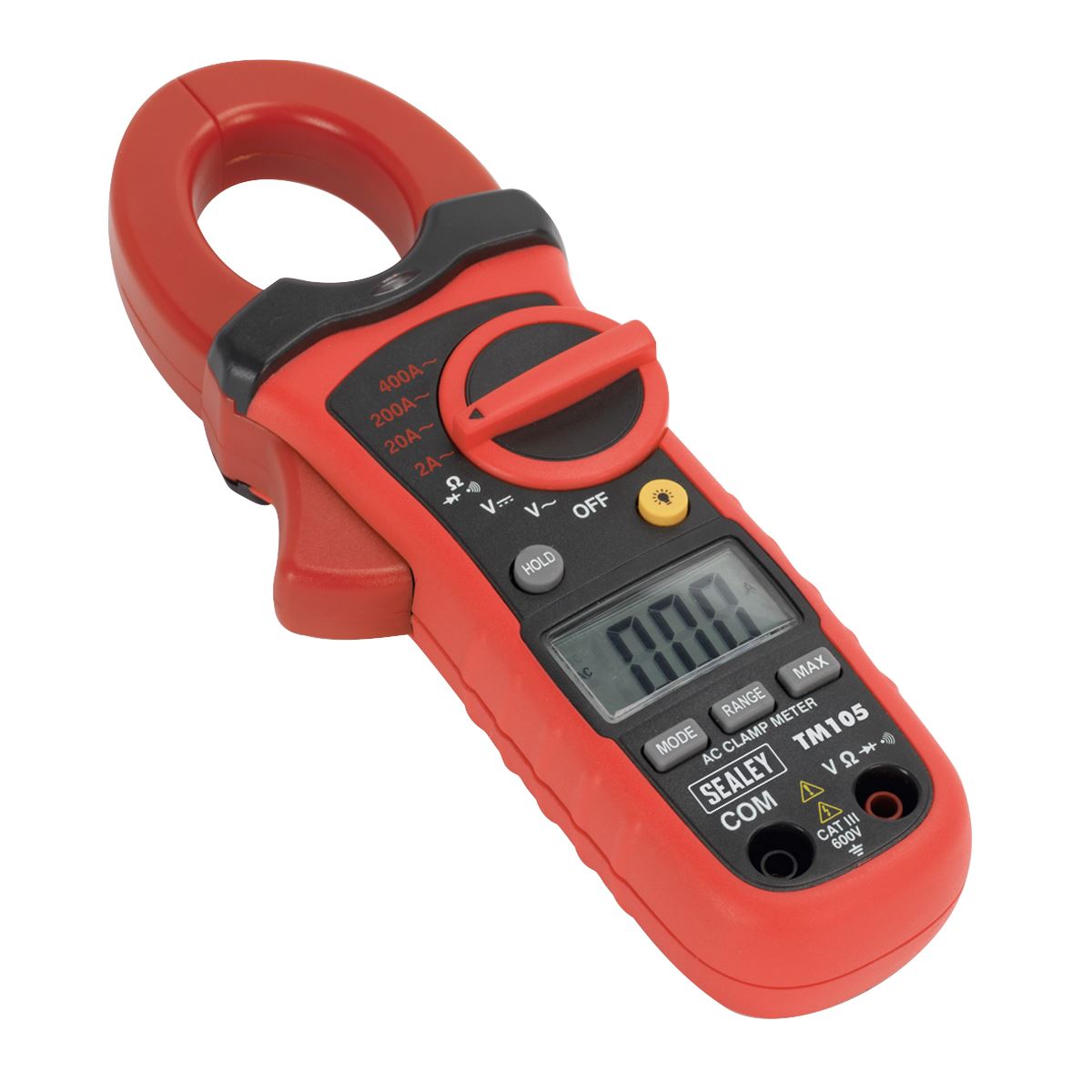 Sealey Professional Auto-Ranging Digital Clamp Meter NCVD - 6-Function TM105