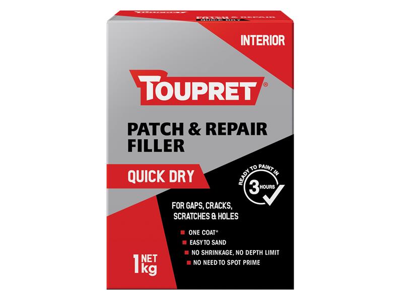 Toupret Quick Dry Patch & Repair 1kg TOUFGREB01GB