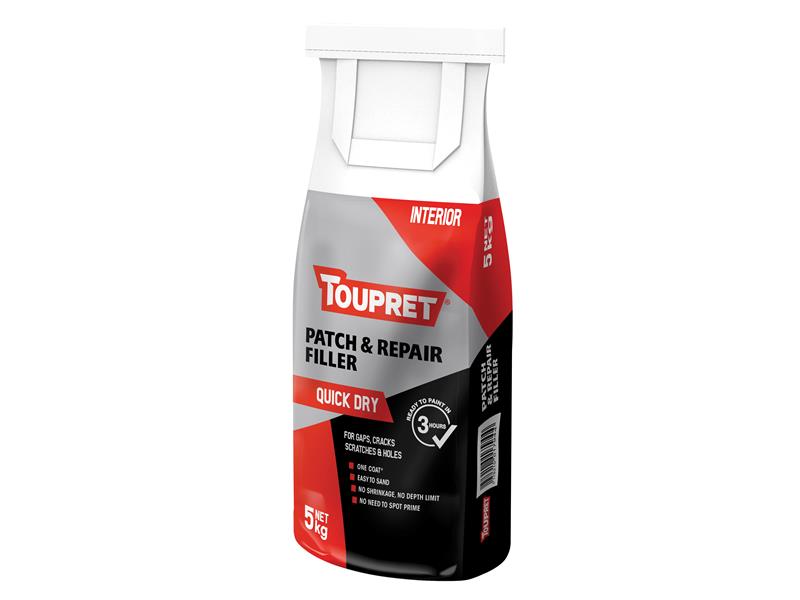 Toupret Quick Dry Patch & Repair 5kg TOUFGREB05GB