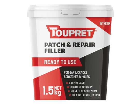 Toupret Ready to Use Patch & Repair 1.5kg TOUFGRP15GB