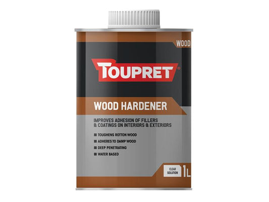 Toupret Wood Hardener 1 litre Interior And Exterior Water Based TOUTTDURBO01