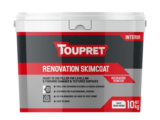 Toupret Renovation Skimcoat 10kg TOUTTEGALP10