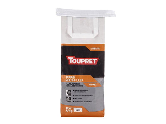 Toupret Tough Multi filler 5kg For Exterior Use Paint Time 24 Hours TOUTTFIBA05