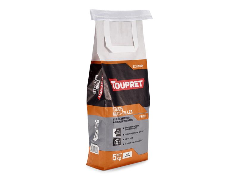 Toupret Tough Multi filler 5kg For Exterior Use Paint Time 24 Hours TOUTTFIBA05