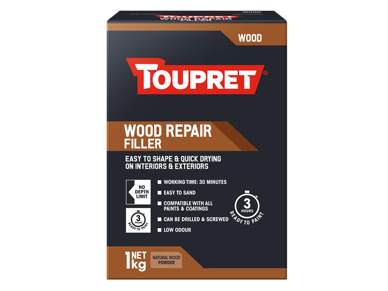 Toupret Wood Repair Filler 1kg TOUTTREPBO01