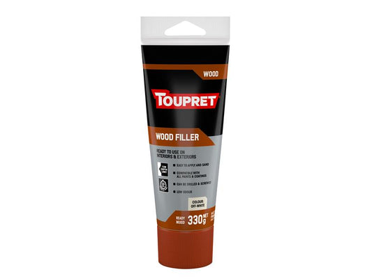 Toupret Wood Filler Off-White 330g Ready To Use Paint And Stain TOUTTRPOWTUB