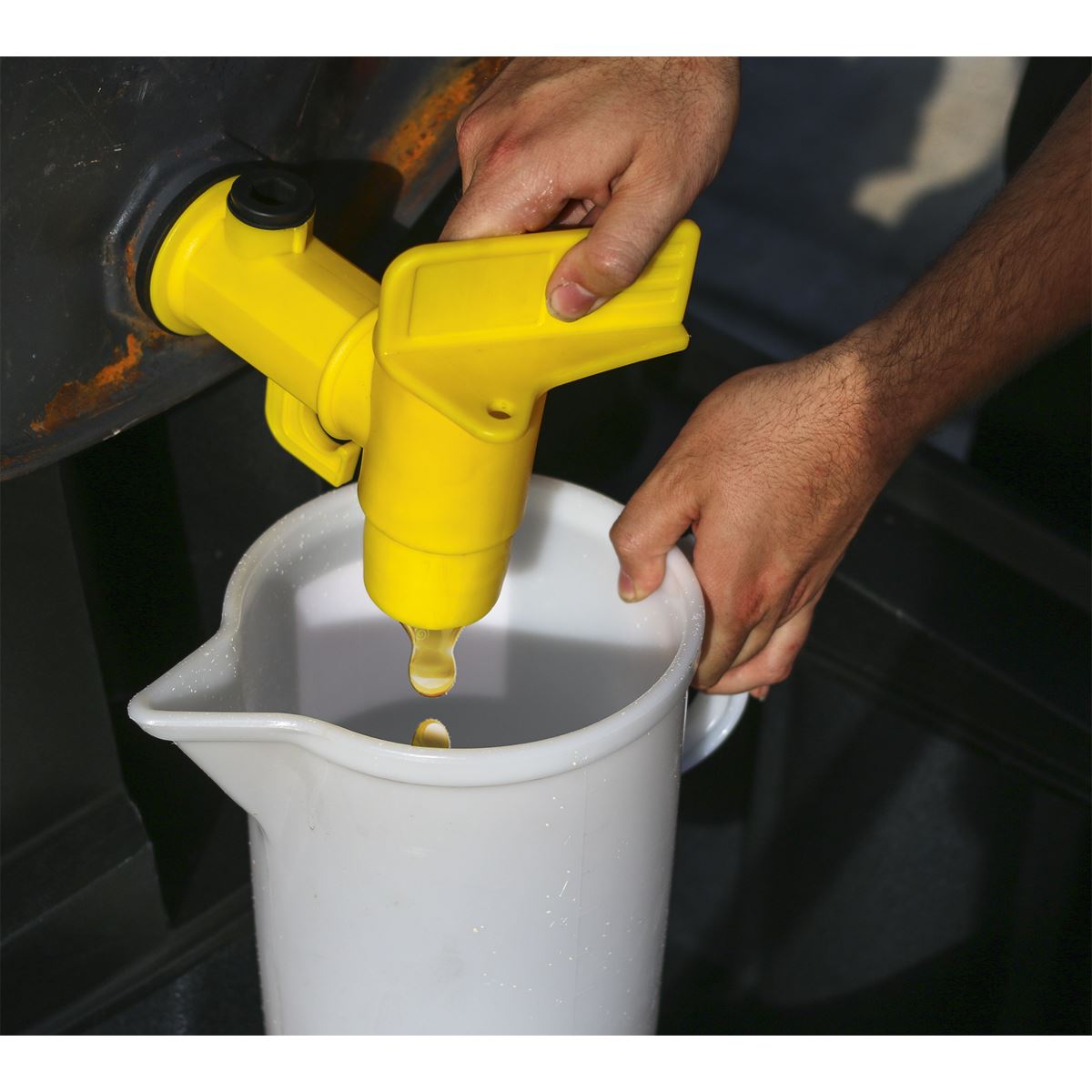 Sealey Drum Tap 2"BSP EPT Gasket Padlock Hole Hanging Hook For Buckets TP125