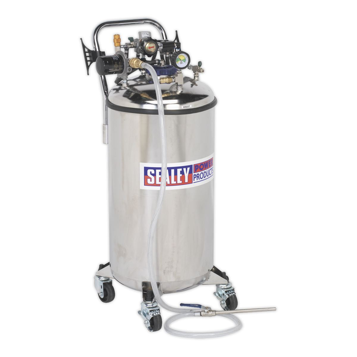 Sealey Fuel Tank Drainer 90L Stainless Steel TP201