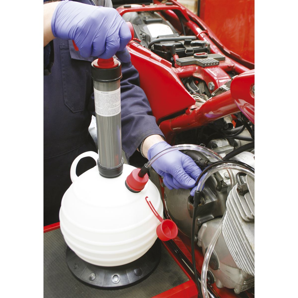 Sealey Vacuum Oil & Fluid Extractor Manual 5.5L TP696