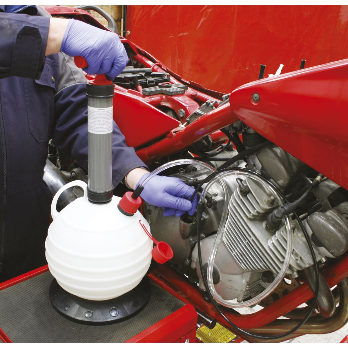 Sealey Vacuum Oil & Fluid Extractor Manual 5.5L TP696