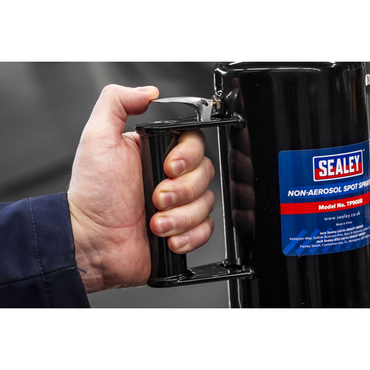Sealey Black Non Aerosol Spot Sprayer Reusable Refillable Any Air Supply TP900B