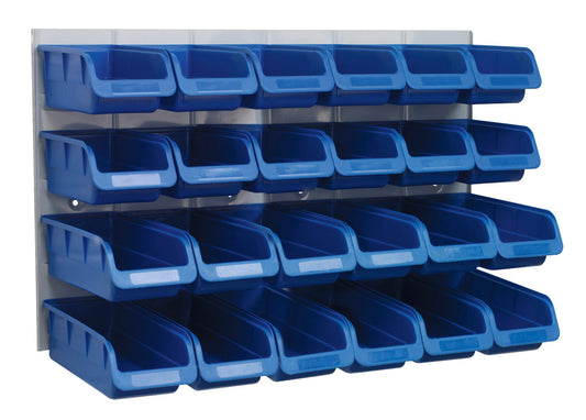 Sealey Bin & Panel Combination 24 Bins - Blue TPS131