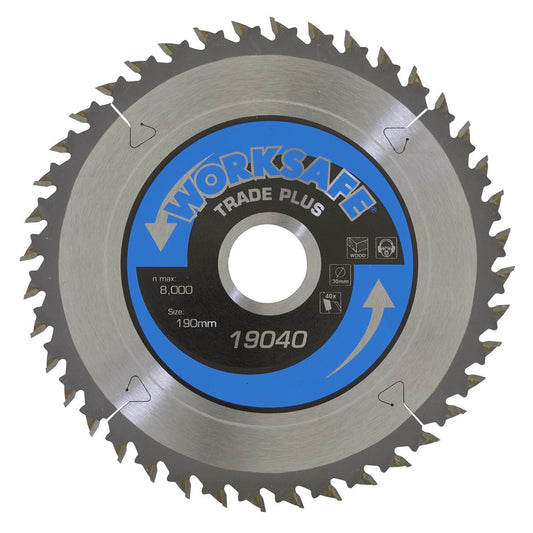 Sealey Trade Plus Circular Saw Blade �190 x 30mm - 40tpu TPS19040