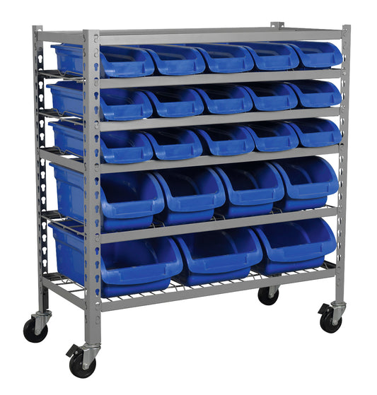 Sealey Mobile Bin Storage System 22 Bins TPS22