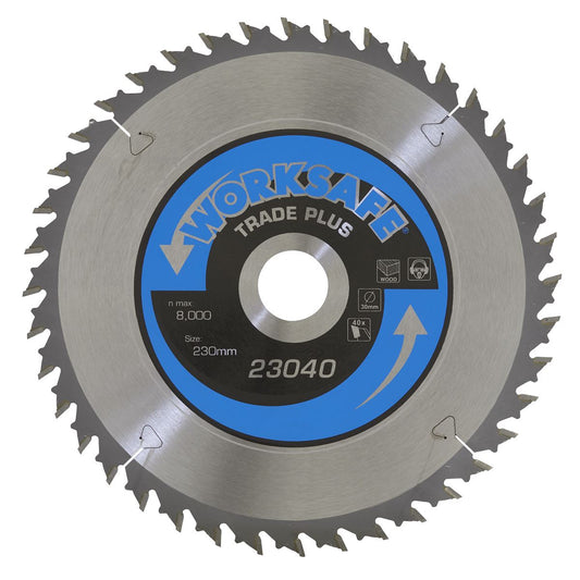 Sealey Trade Plus Circular Saw Blade �230 x 30mm - 40tpu TPS23040