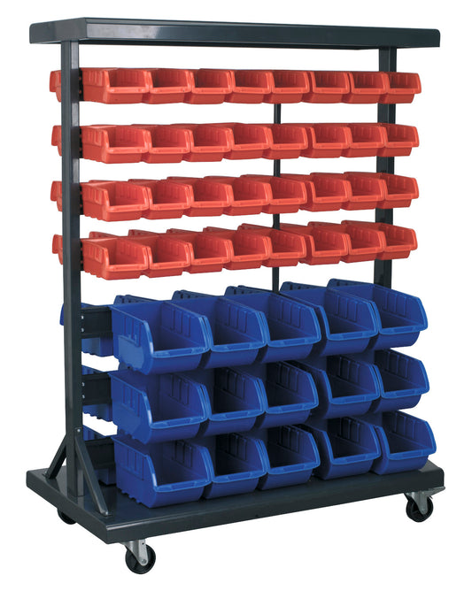 Sealey Mobile Bin Storage System with 94 Bins TPS94