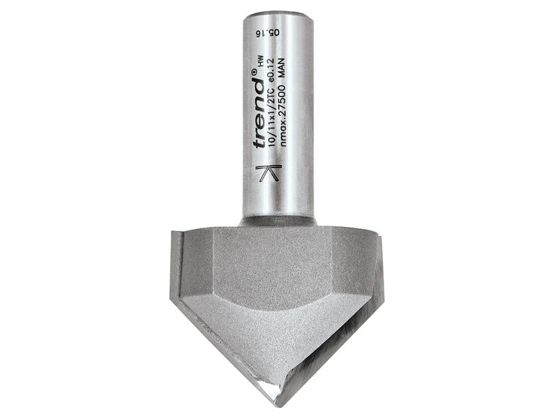Trend 10/11 x 1/2 TCT V-Groove Chamfer 45° 19.0 x 38mm TRE101112TC