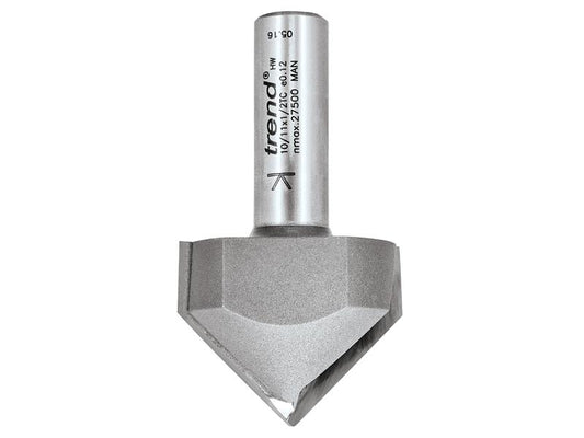 Trend 10/11 x 1/2 TCT V-Groove Chamfer 45° 19.0 x 38mm TRE101112TC