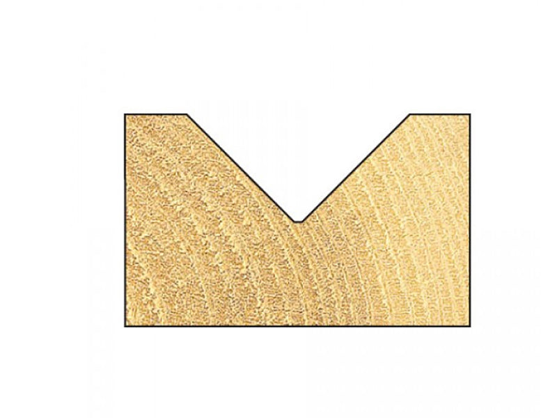Trend 11/3 x 1/4 TCT V-Groove Cutter 45° 9.2 x 19.1mm TRE11314TC