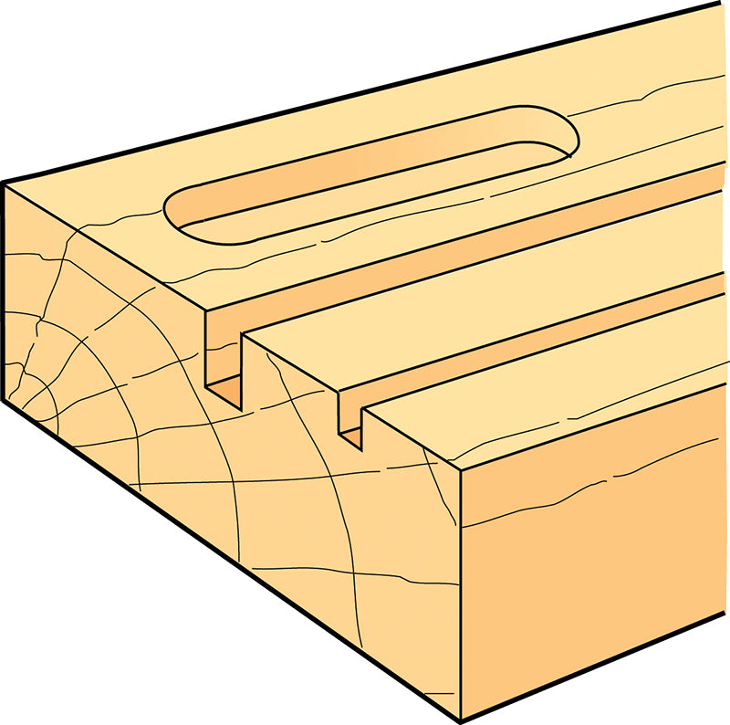 Trend 4/2 x 1/4 TCT Two Flute Cutter 16.0 x 19mm TRE4214TC