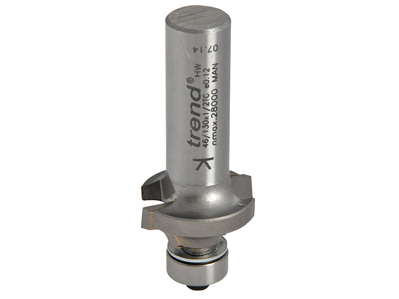 Trend 46/130 x 1/2 TCT Bearing Guided Ovolo & Round Over 6.3mm Radius TRE4613012TC