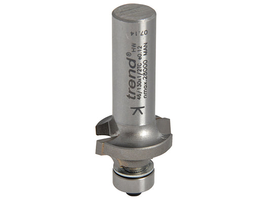 Trend 46/130 x 1/2 TCT Bearing Guided Ovolo & Round Over 6.3mm Radius TRE4613012TC