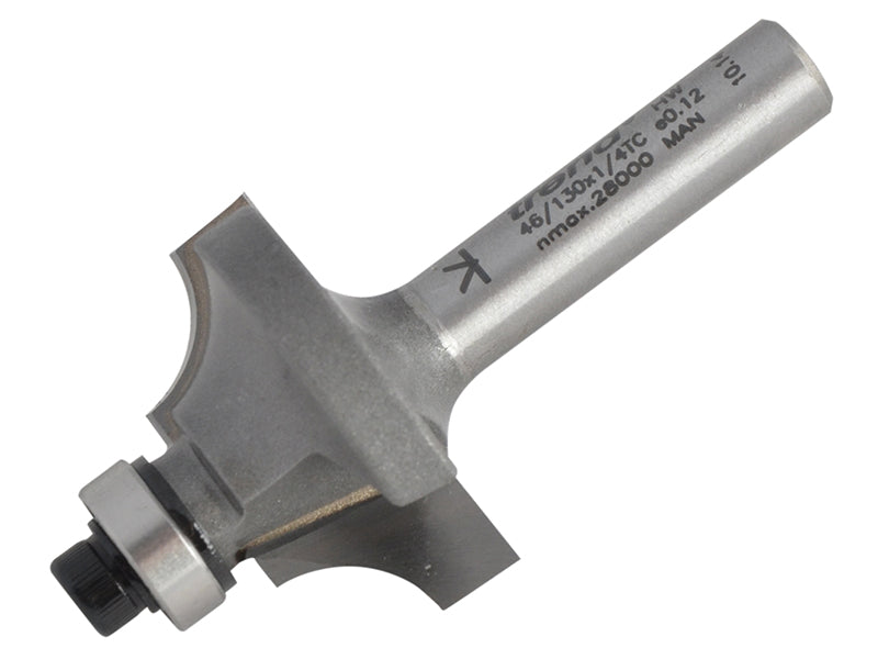 Trend 46/130 x 1/4 TCT Bearing Guided Ovolo & Round Over 6.3mm Radius TRE4613014TC
