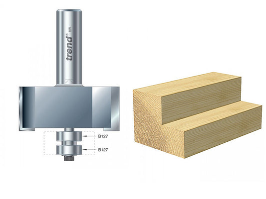 Trend 46/390 x 1/2 TCT Bearing Guided Rebater 22.5mm x 50.8mm TRE4639012TC