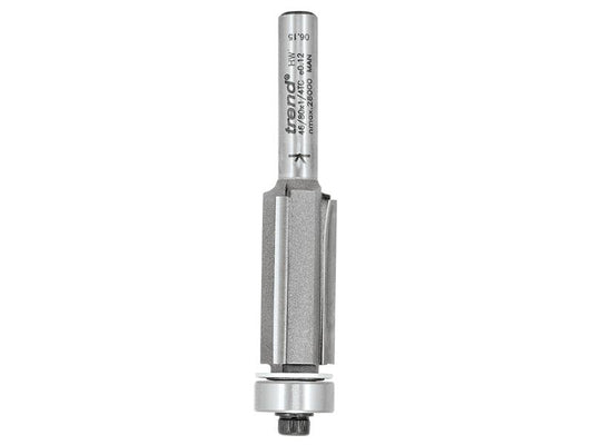 Trend 46/82 x 1/2 TCT 90° Bearing Guided Triple Flute Cutter 12.7 x 38.1mm TRE468212TC