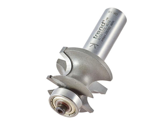Trend 9/73 x 1/2 TCT Bearing Guided Corner Bead Cutter 7.0 Radius TRE97312TC