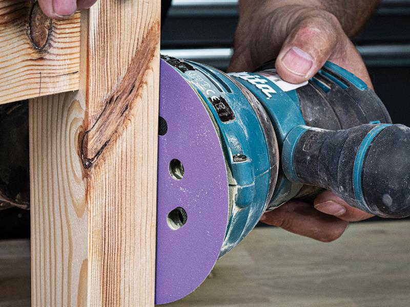 Trend Aluminium Oxide Orbital Sanding Disc 125mm x 120G (Pack 10) TREAB125120A