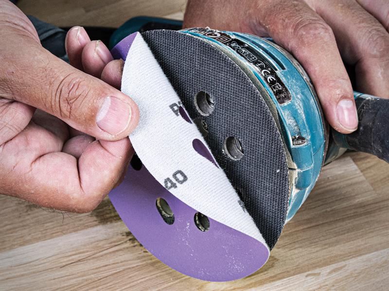 Trend Aluminium Oxide Orbital Sanding Disc 125mm x 180G (Pack 10) TREAB125180A