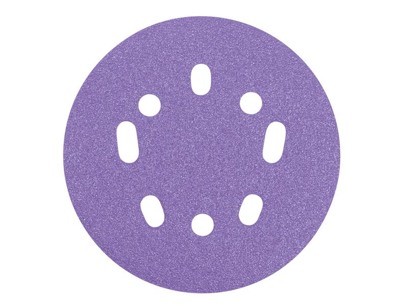 Trend Zirconium Orbital Sanding Disc 125mm x 40G (Pack 10) TREAB12540Z