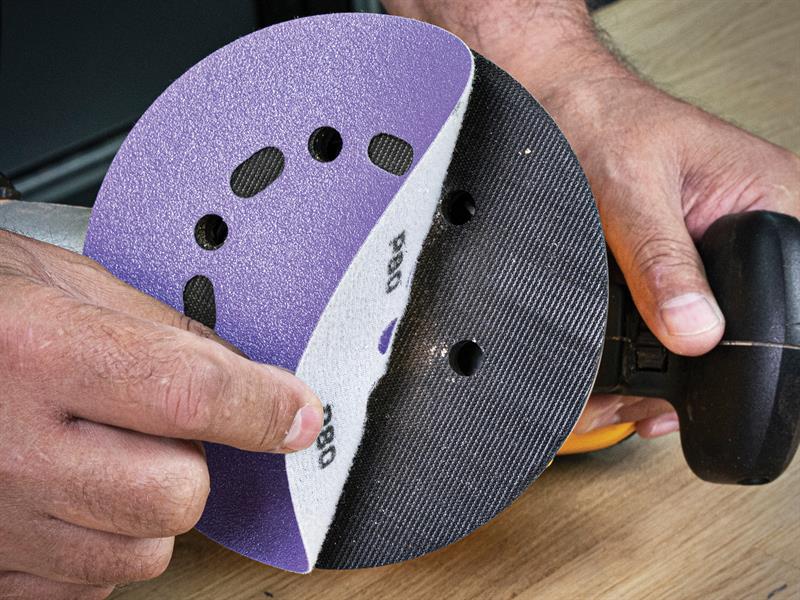 Trend Aluminium Oxide Orbital Sanding Disc 150mm x 180G (Pack 10) TREAB150180A