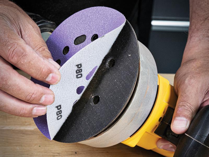 Trend Aluminium Oxide Orbital Sanding Disc 150mm x 120G (Pack 50) TREAB150120B