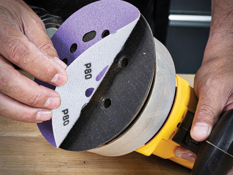 Trend Zirconium Orbital Sanding Disc 150mm x 40G (Pack 10) TREAB15040Z