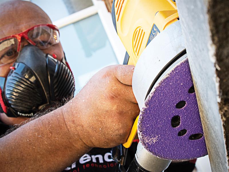 Trend Zirconium Orbital Sanding Disc 150mm x 80G (Pack 10) TREAB15080Z