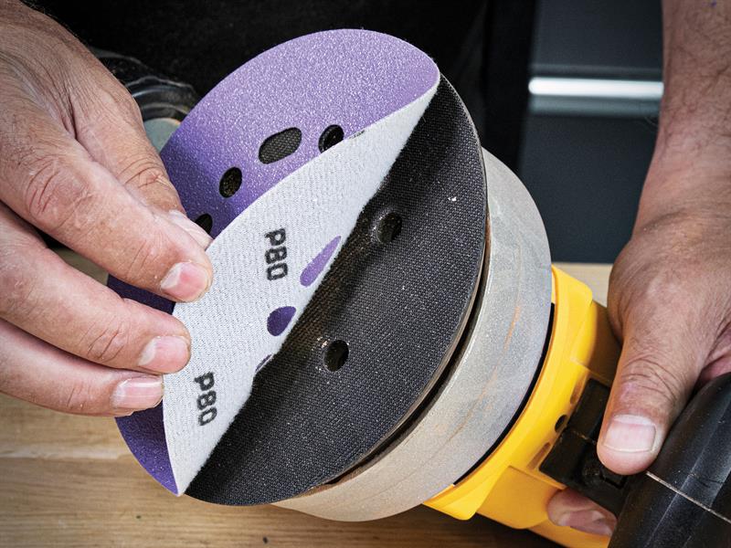 Trend Zirconium Orbital Sanding Disc 150mm x 80G (Pack 10) TREAB15080Z