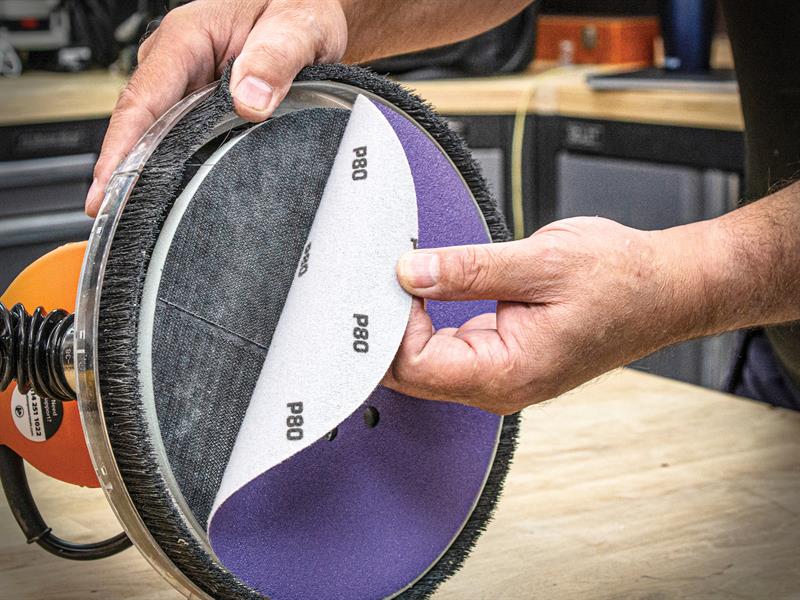 Trend Zirconium Orbital Sanding Disc 225mm x 60G (Pack 10) TREAB22560Z