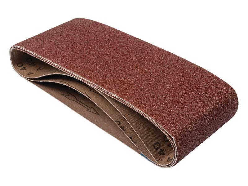 Trend Sanding Belt 100 x 610mm 80G (Pack 3) TREABB10080A