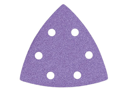 Trend Zirconium Delta Sanding Sheets 93mm 80G (Pack 10) TREABOSC80Z