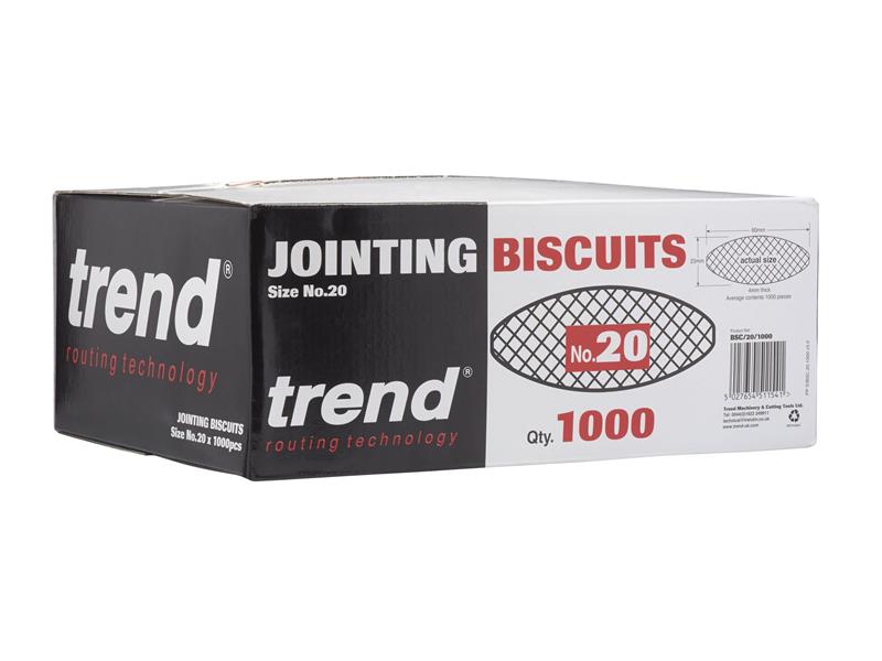 Trend BSC/20/1000 Biscuits No.20 (Pack 1000) TREBSC201000