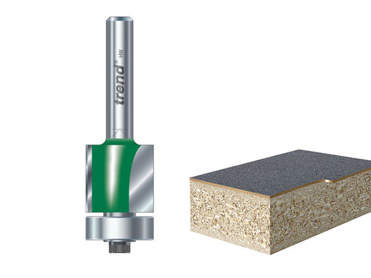 Trend C115 x 1/4 TCT 90° Bearing Guided Trimmer Cutter 9.5 x 12.7mm TREC11514TC