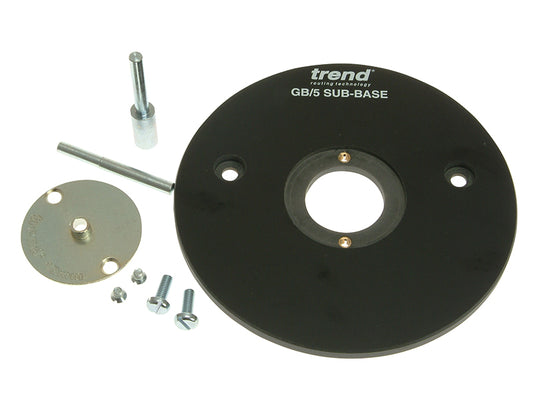 Trend GB5 Sub Base C/W Bush & 2 Pins TREGB5