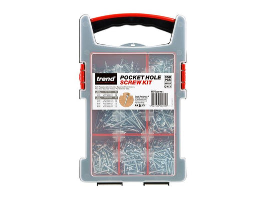Trend Steel Screw Selection 850 Piece square drive self tapping TREPHSCWPK1