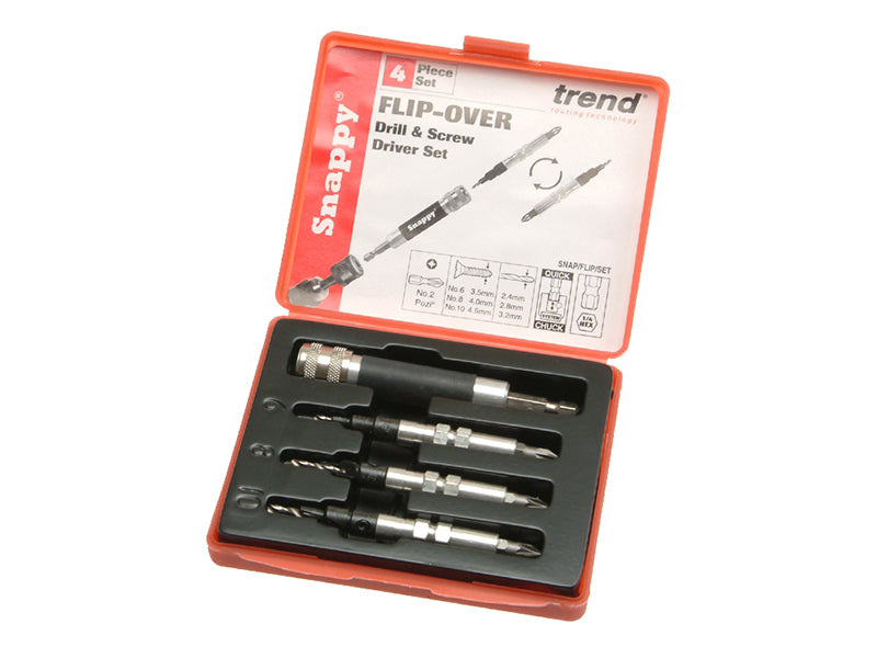 Trend SNAP/FLIP/SET Flip Driver Set, 4 Piece TRESNAPFLIP