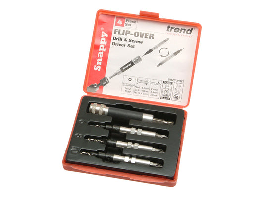 Trend SNAP/FLIP/SET Flip Driver Set, 4 Piece TRESNAPFLIP